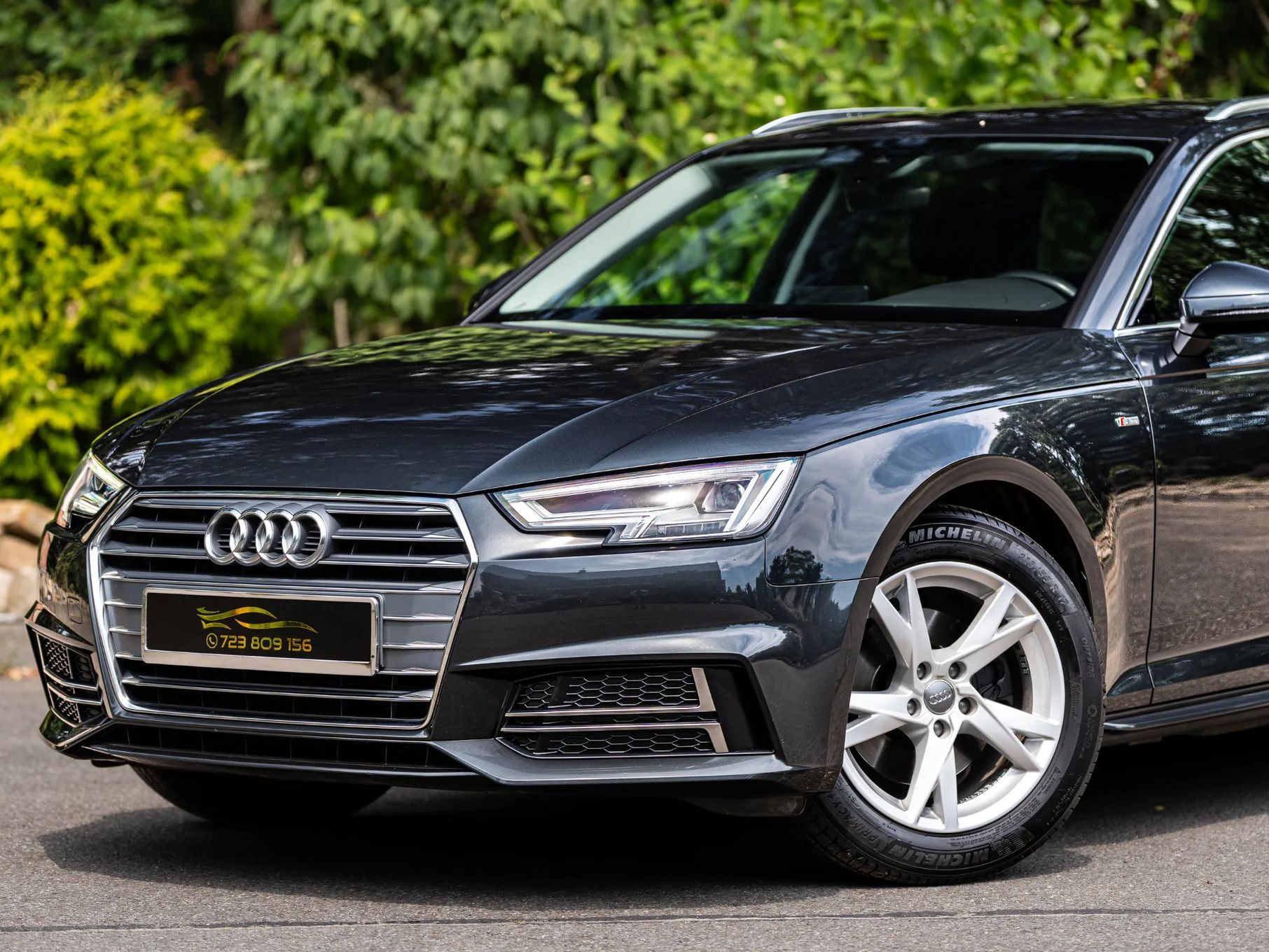 Audi A4 S-LINE*FULL-LED*2.0 TDI CR*Navi3G+Kubełki*Manhattan Grey*Stan PERFEKT!