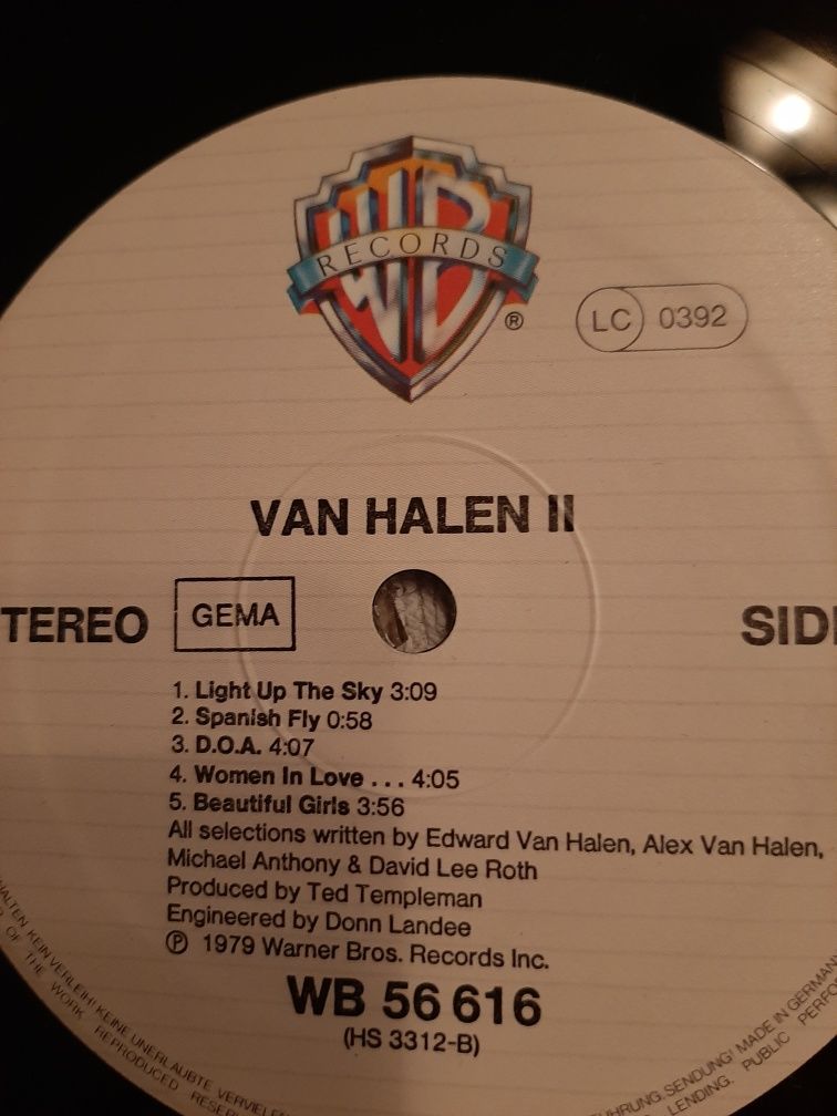 Płyty winylowe Van Halen ,Judas Priest - 1-press ceny do 100 zł szt