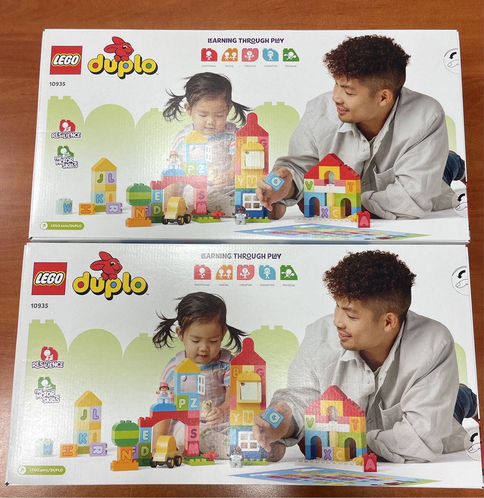 Lego Duplo Alfabetowe 10935 miasto NOWE 2 szt.