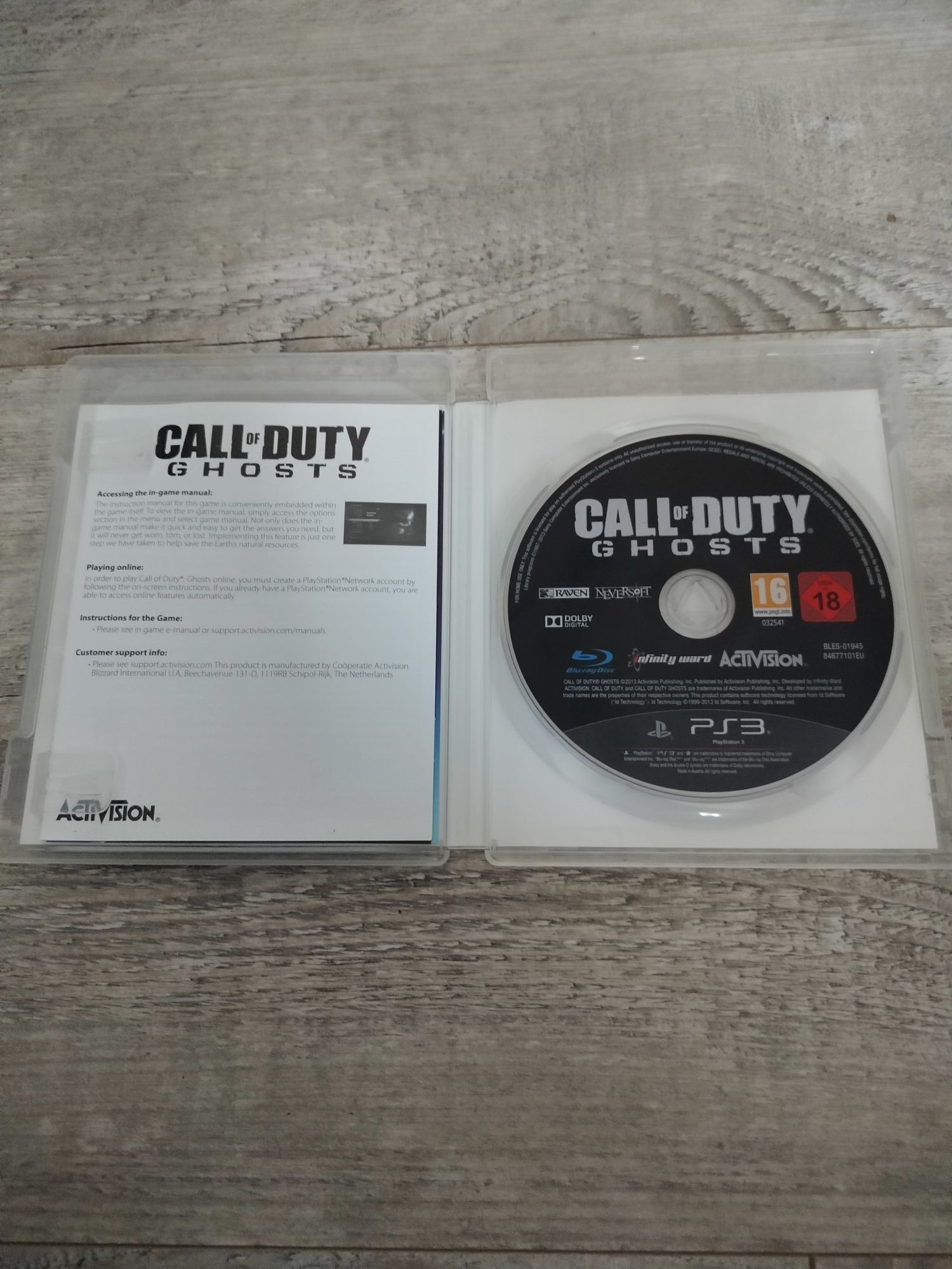 Gra call of duty ghosts ps3