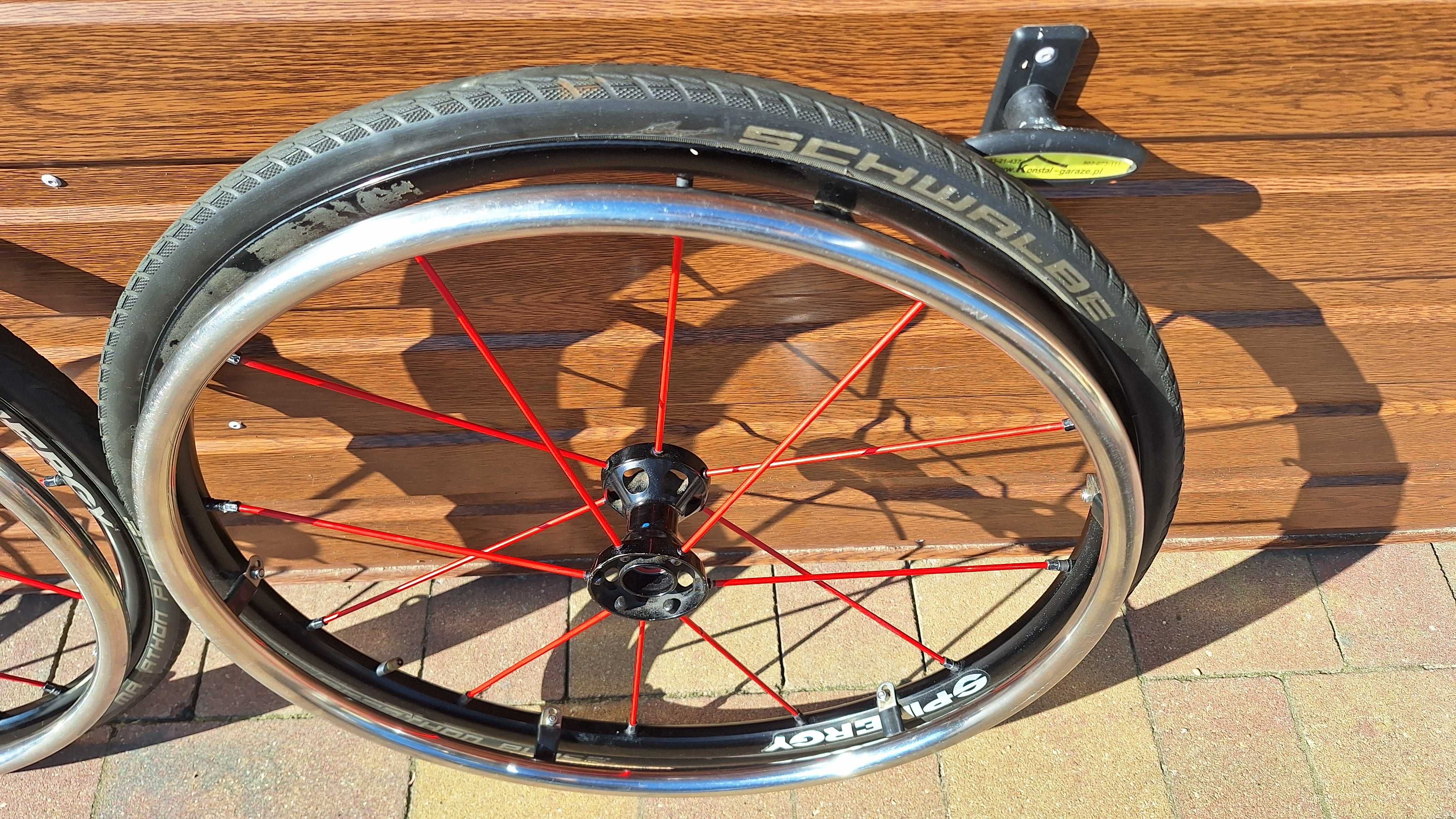 Koła Spinergy do wózka inwalidzkiego aktywnego 24 " oś 12 GTM wysyłka