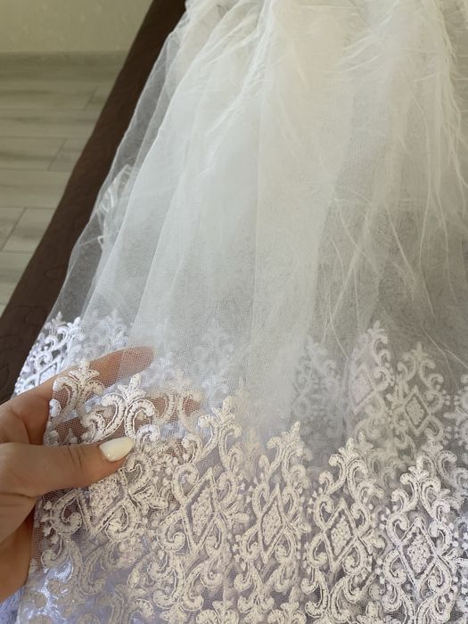 Тюль фатін однотона