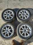 jantes 14 4x100 5.5j TSW com pneus 185 60 r14 bons