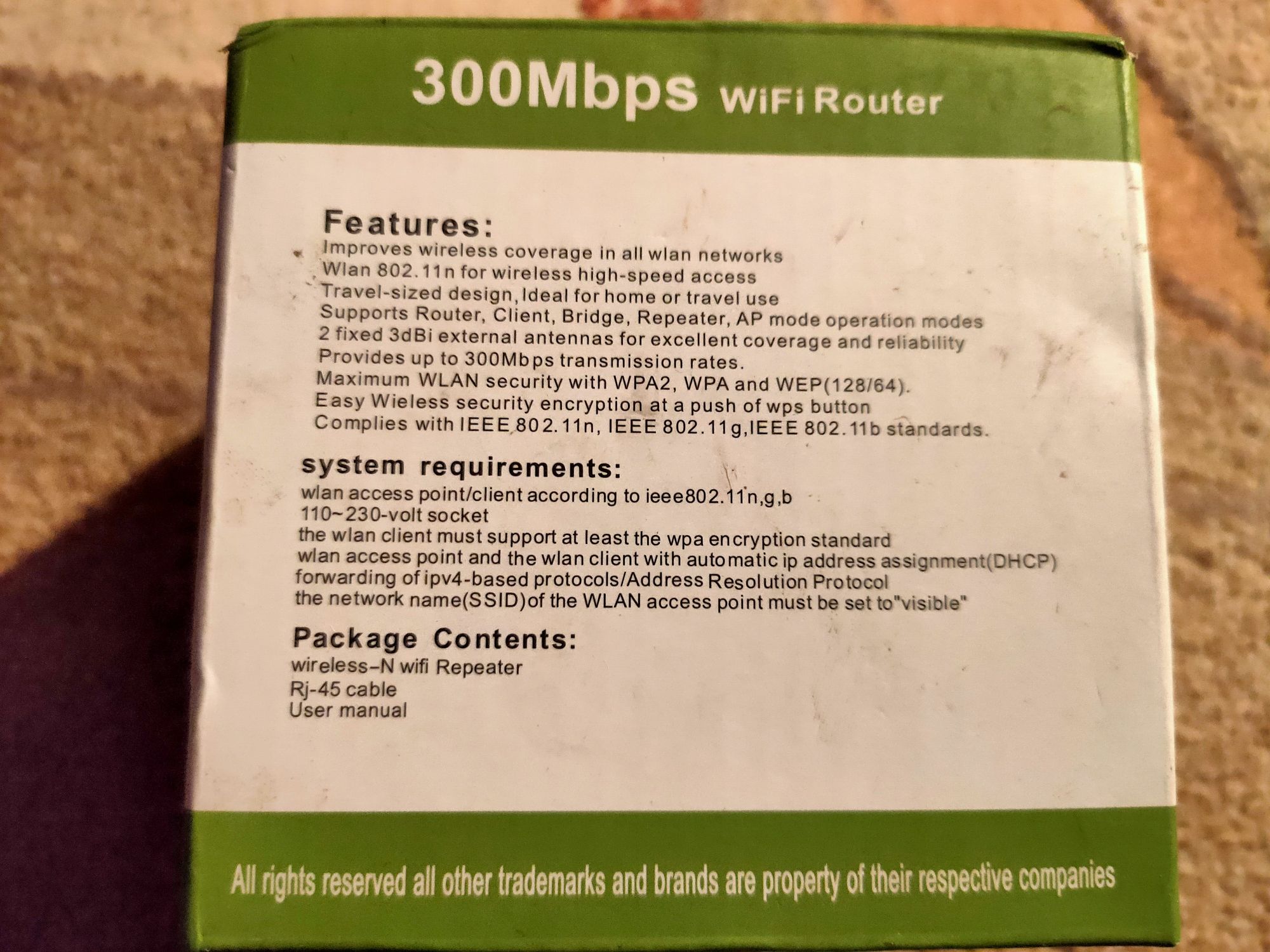 Router wifi 300Mbps model WN532N2