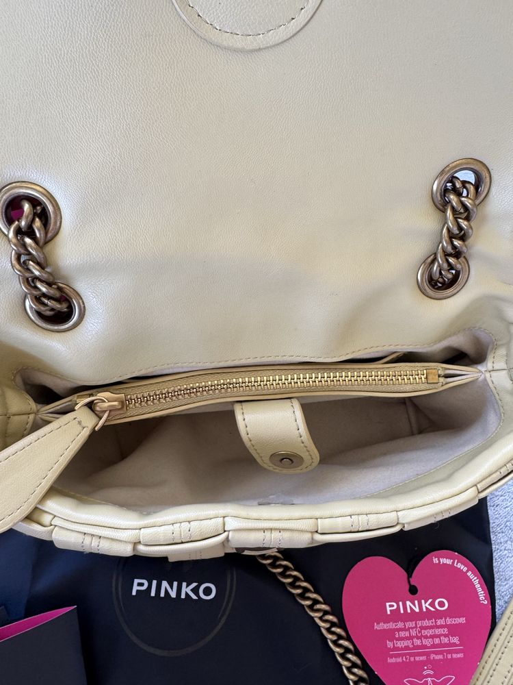 Totebka Pinko musztardowa