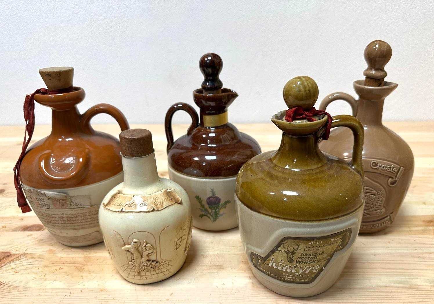 Garrafas antigas vazias para decoração, coleção