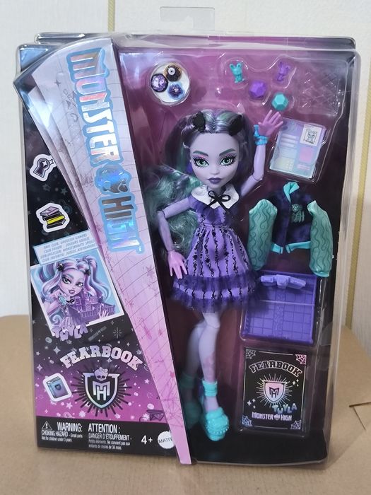 Monster High Fearbook Twyla Fashion Лялька Монстер Хай Твайла книга