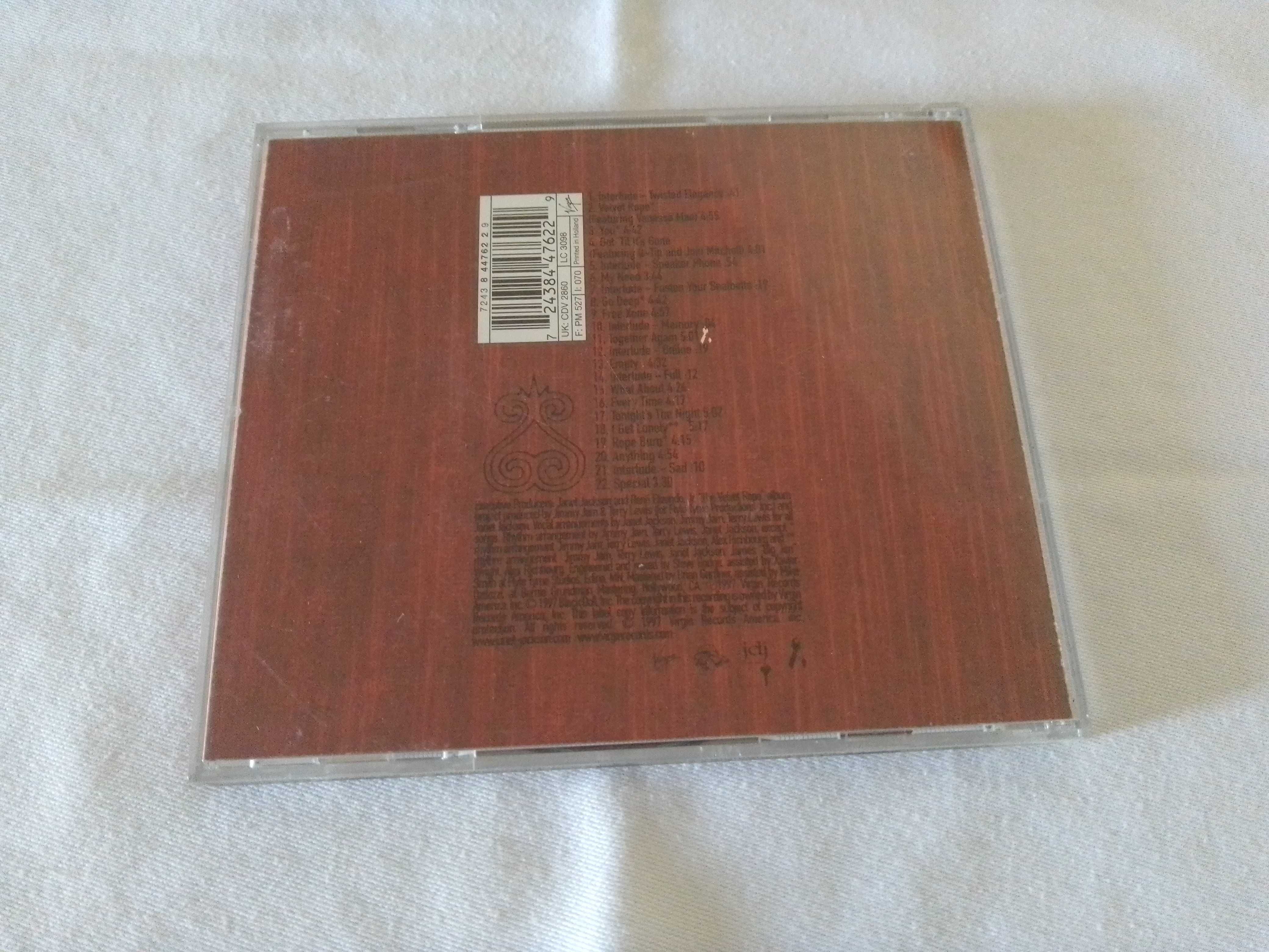 CD - Janet Jackson - The Velvet Rope