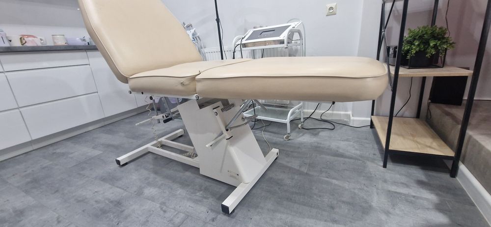 Łóżko fotel kosmetyczny elektryczny