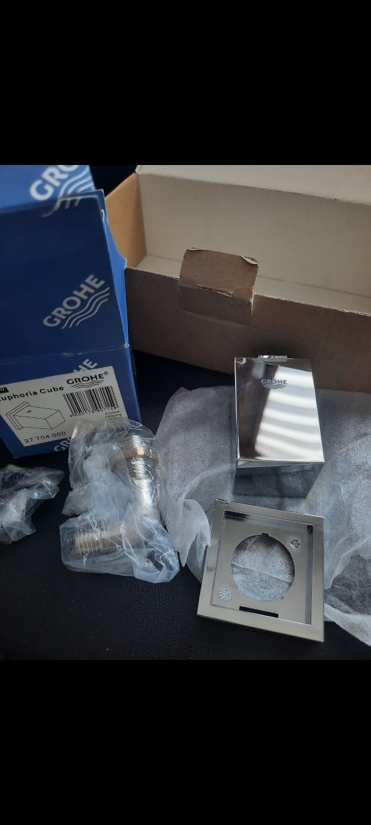 Grohe Euphoria Cube przyłącze kątowe ścienne chrom 27 704