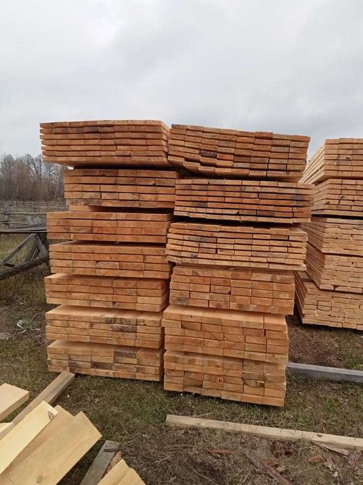 Брус, дошка, рейка (будівельні пиломатериали), ОПТ та доставка є ПДВ