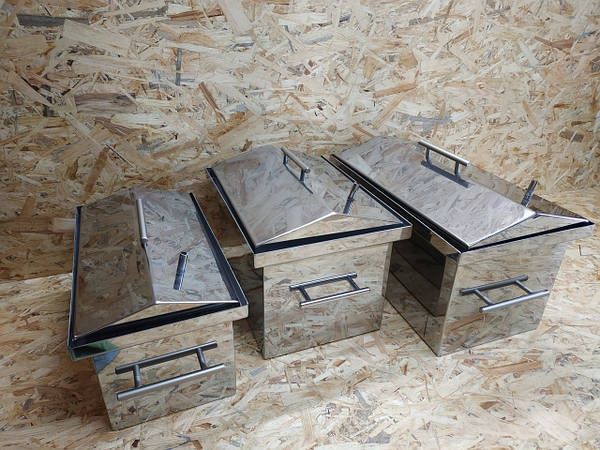 ‼️Вибір з нержавійки‼️ Коптильня коптилка для риби м'яса сала