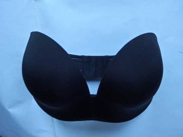 Wonderbra Ultimate czarny stanik biustonosz 70F 32E 70E 65g strapless