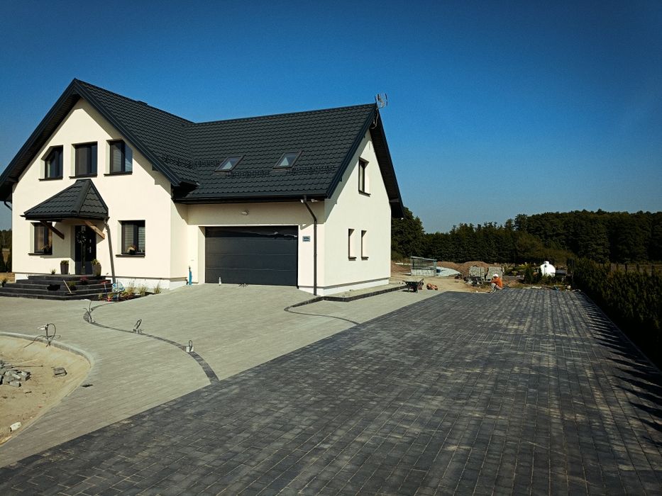 Brukarstwo Układanie Kostki Brukowej Granitu Odwodnienia