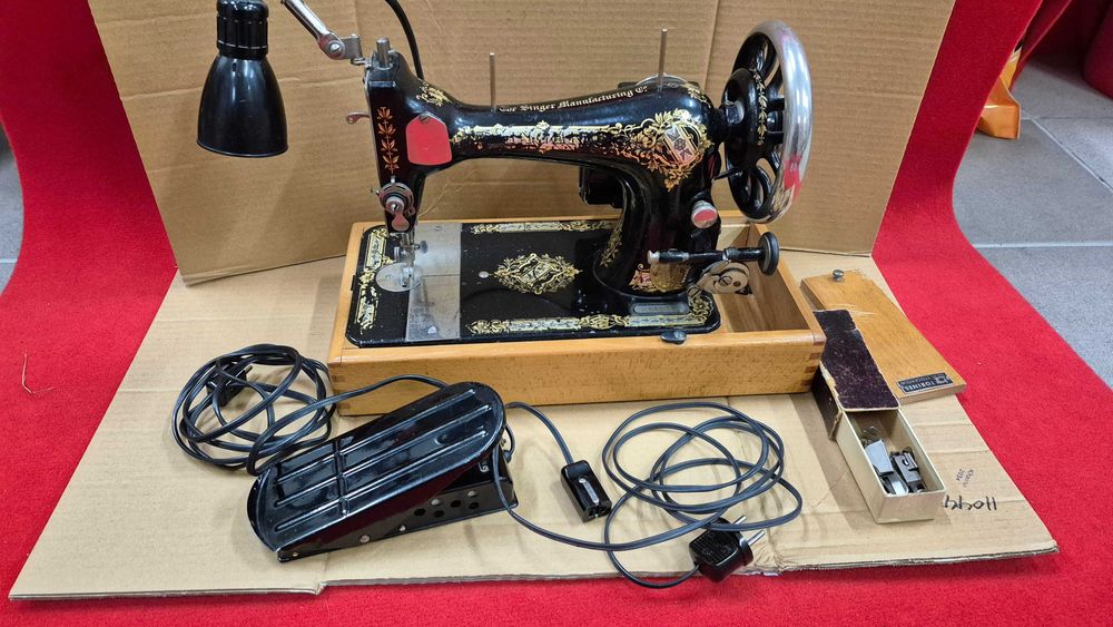 Maszyna do szycia kolekcjonerska antyk unikat singler formica