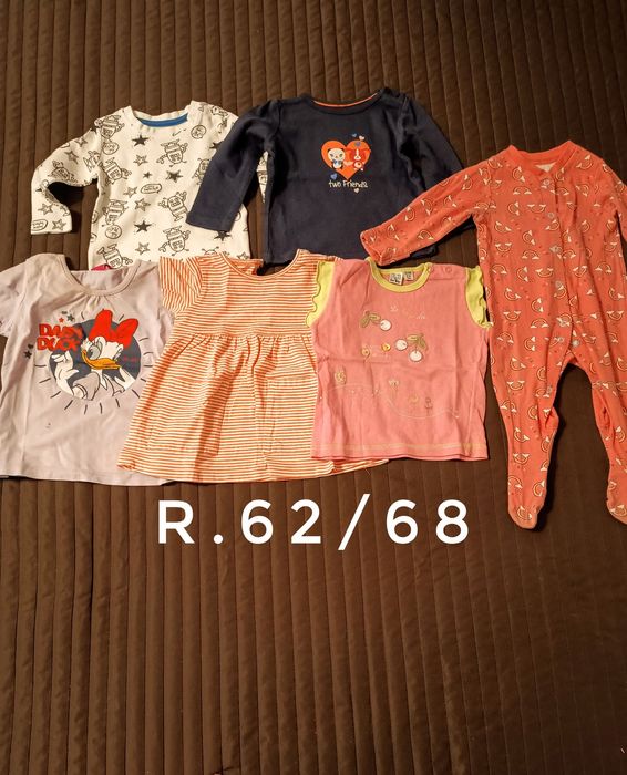 Ubranka dla dziewczynki rozm. 62/68