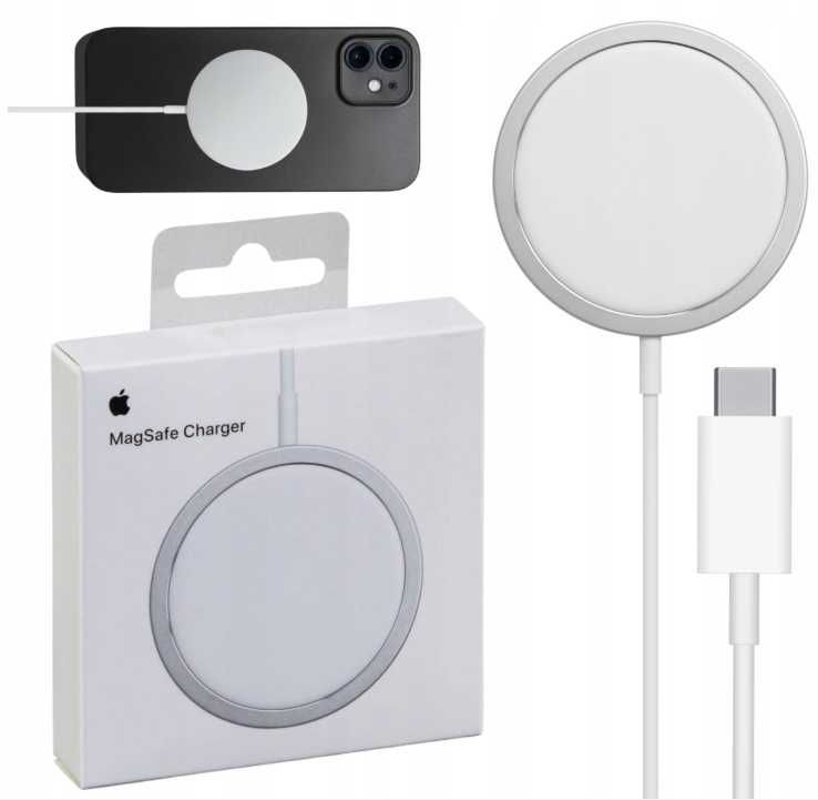 Ładowarka iphone 14 15 16 magsafe bezprzewodowa 3in1 samochodowa
