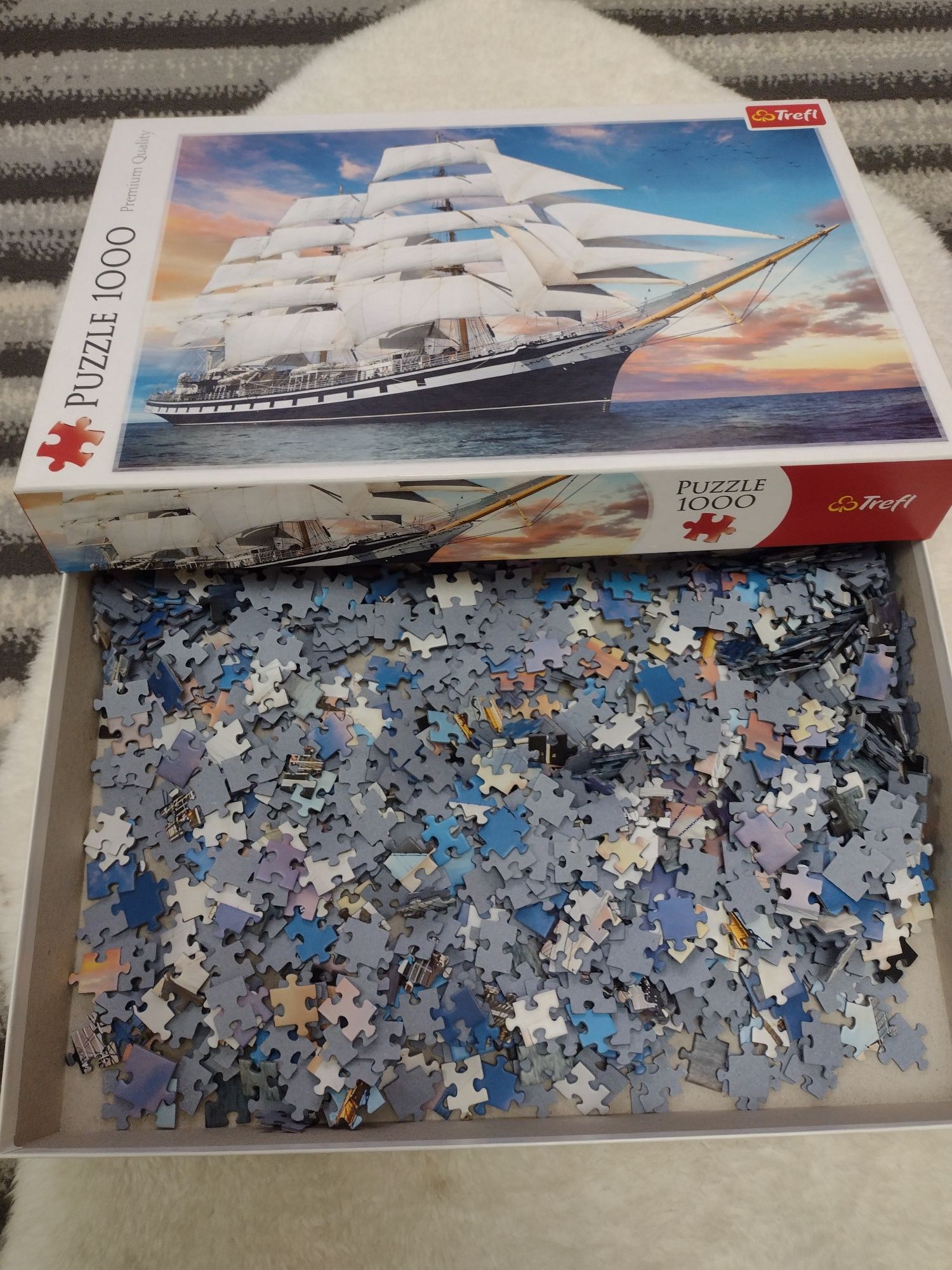 Puzzle statek 1000 sztuk