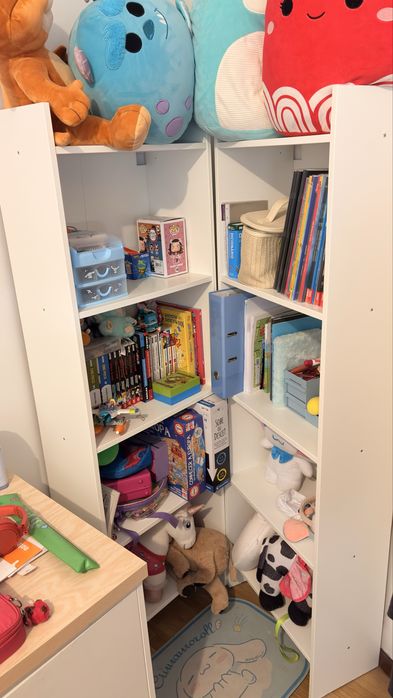 Duas estantes ikea baggebo 50x25x160 cm