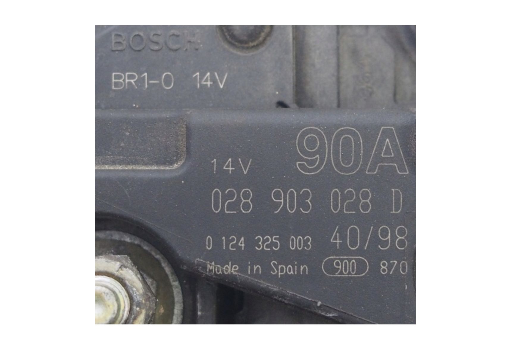 Alternator 90A bosch VW Golf IV Bora Octavia I Toledo II LE