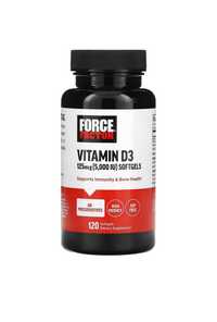 Вітамін д 120 капсул витамин д3 Force Factor 5000