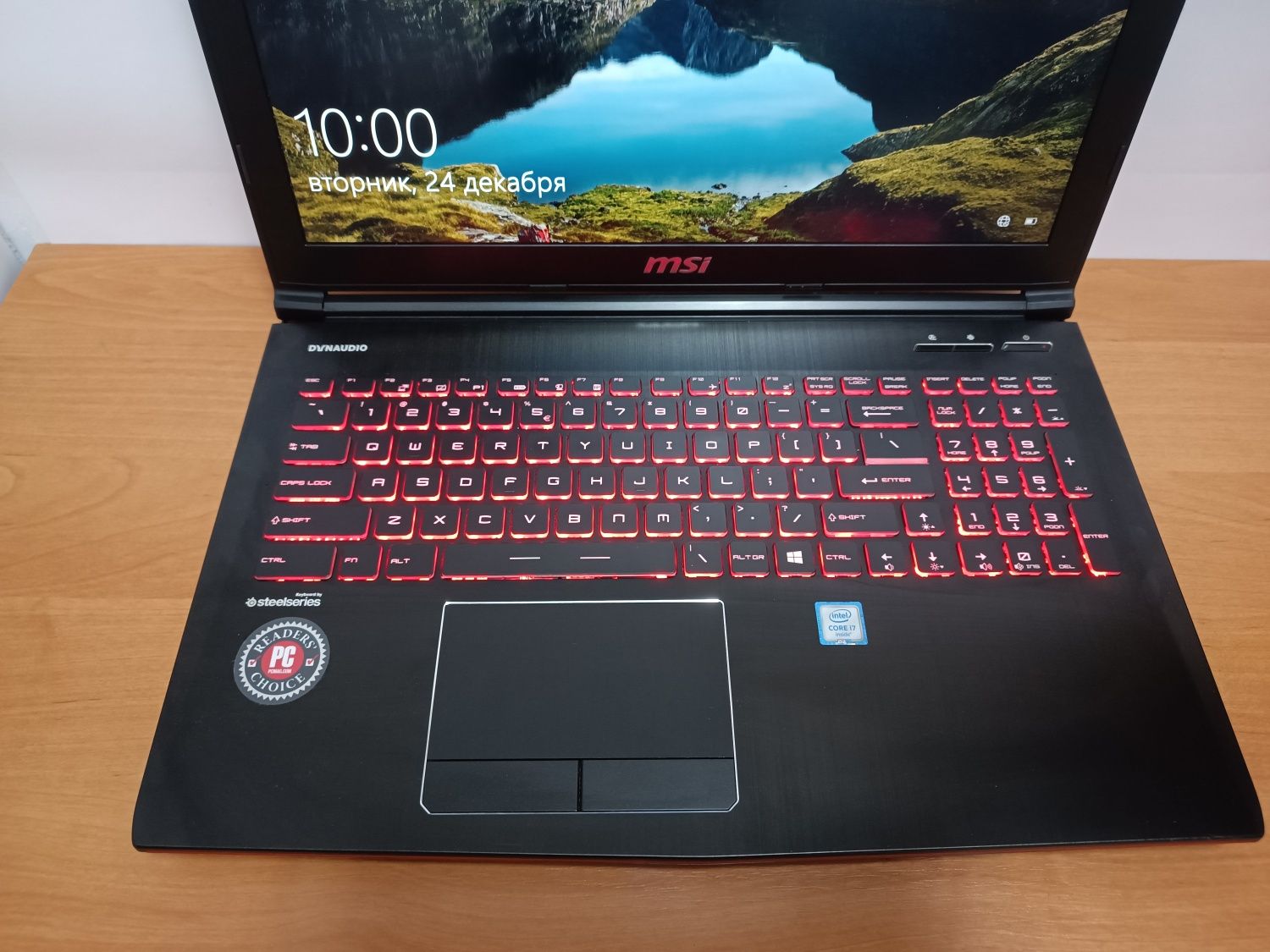 Игровой ноутбук MSI Gaming i7 6700HQ 16GB SSD 256GB+ HDD 1TB GTX 1060