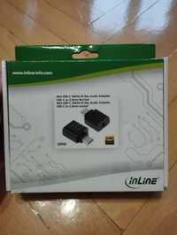 Adapter audio InLine Mini USB-C 96 kHz nowy nieużywany