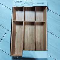 Wklad drewniany na sztućce do szuflady Ikea Variera