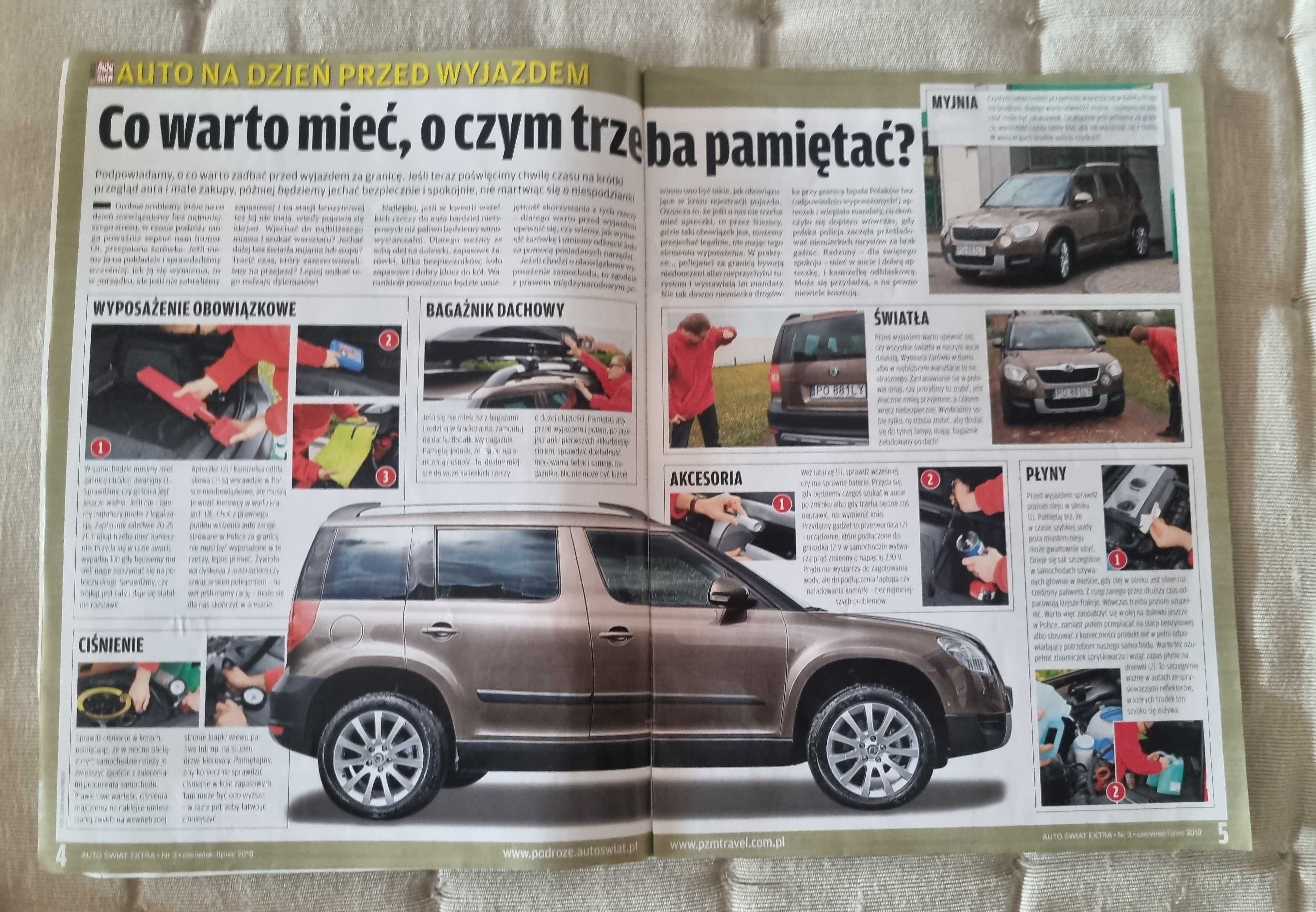Auto Świat Extra - autem po Europie - wakacje - poradnik dla kierowców