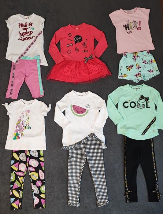 Zestaw ubrań + akcesoria roz.98/104/110