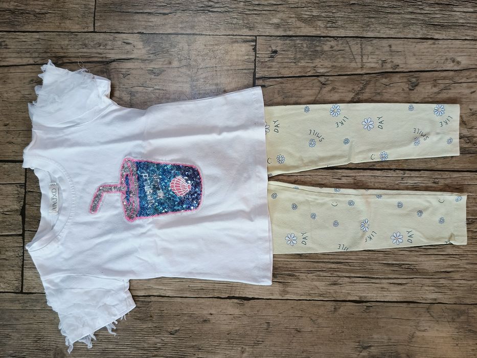 Zestaw ubrań na lato dziewczynka 3-4 lata