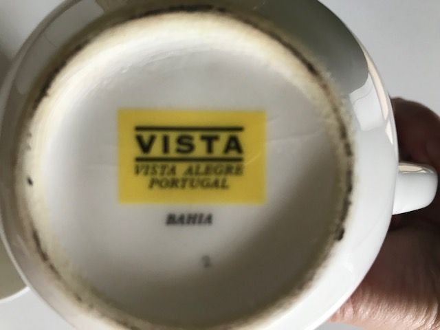 Conjunto caneca e leitera Vista Alegre - Nunca usada