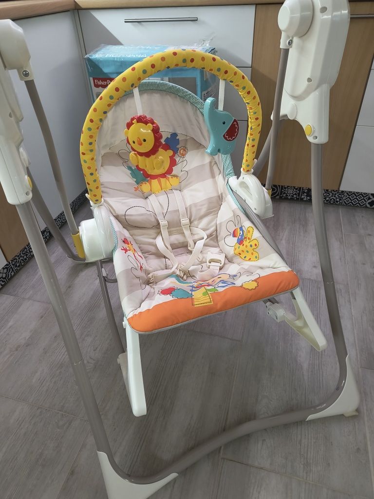Fisher-Price Huśtawka fotelik bujaczek 3W1 BFH07