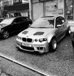 BMW e46 compact depois do acidente