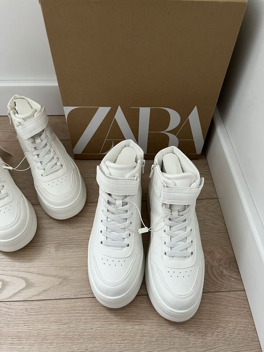 Високі кеди на платформі ZARA хайтопи