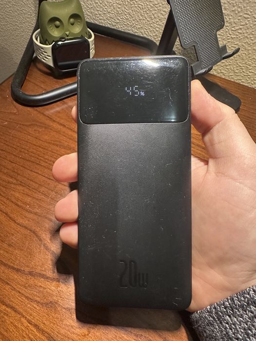 PowerBank Baseus Bipow Overseas 20W 20000mAh чорног