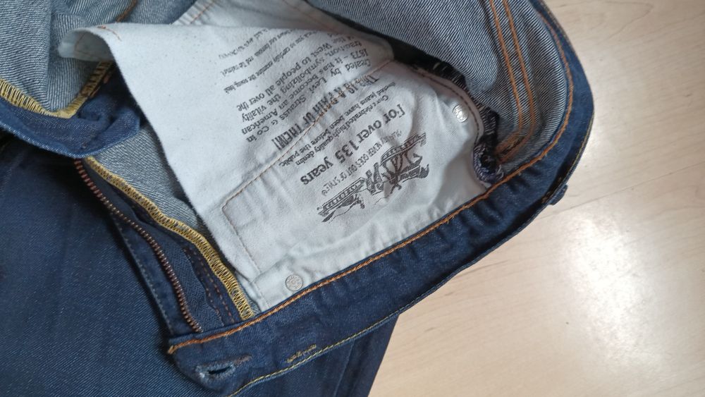 Jeans Levi's 34/34 męskie 510 jak nowe