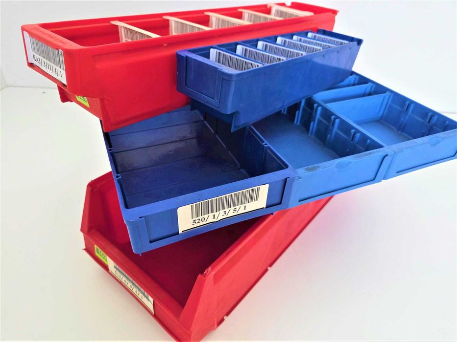 Pojemnik Plastikowy Kuweta 40x19x8cm Skrzynka Kosz Magazyn Warsztat