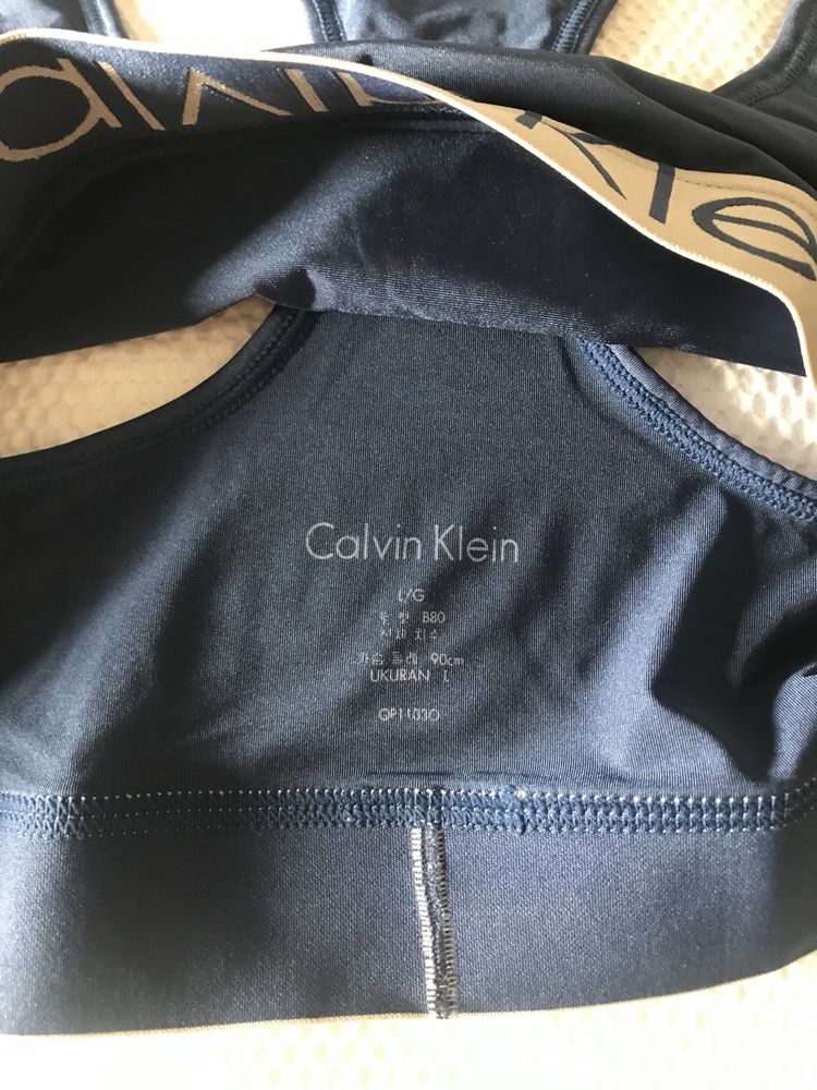 NOVO ETIQUETA conjunto Top (36) e boxers (S) Calvin Klein