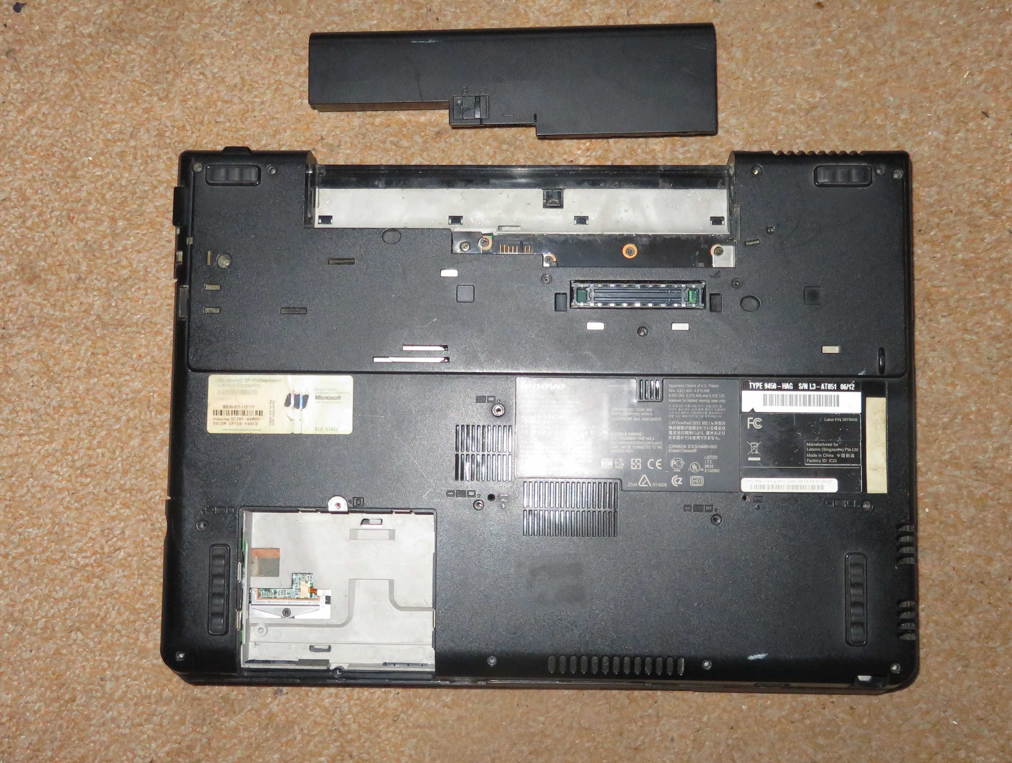 laptop ibm lenowo thinkpad Z61m