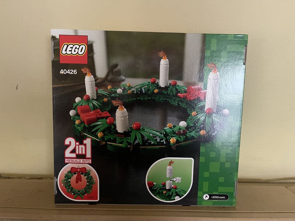 Lego 40426 Bożonarodzeniowy wieniec 2w1