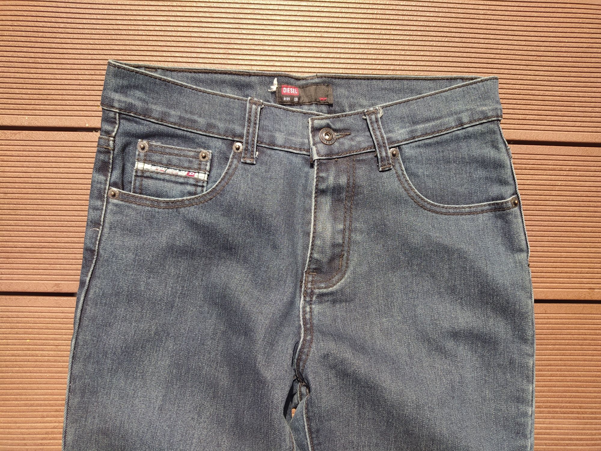 Diesel damskie jeansy niebieskie rozm 28 ok s-m proste