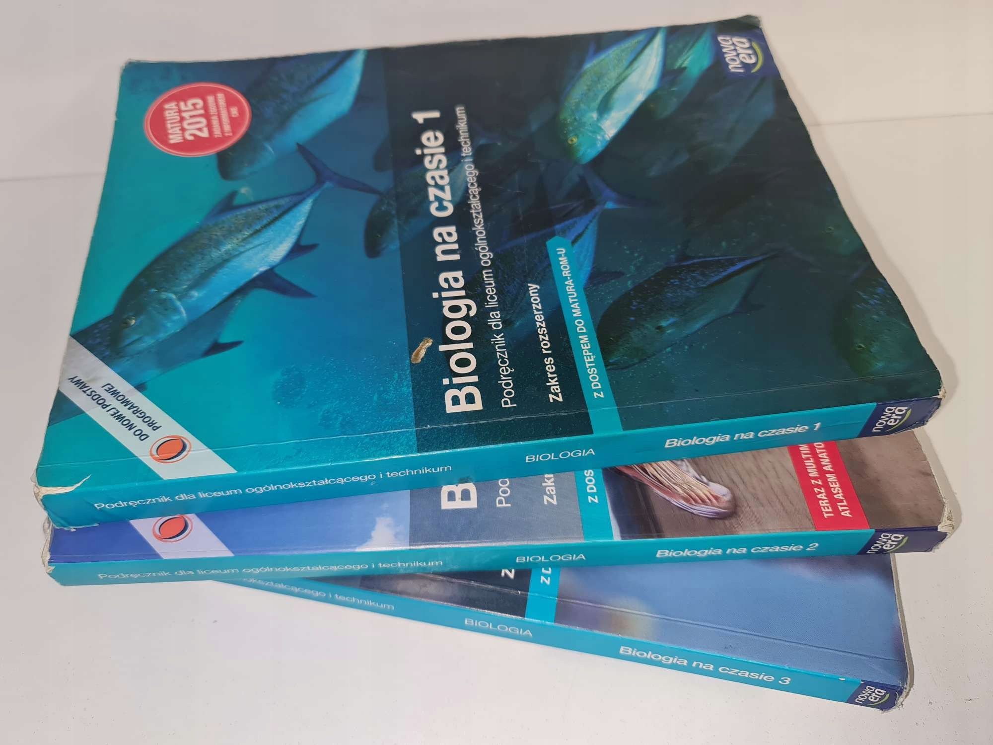 Biologia na czasie 1-3 1,2,3 Rozszerzenie Nowa Era liceum po gimnazjum