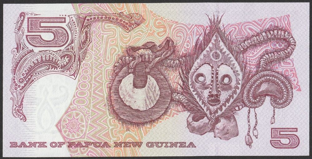 Papua Nowa Gwinea 5 kina - AA02 - stan bankowy UNC