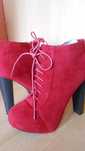 czerwone buty botki lity rozmiar 40