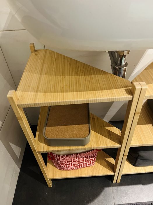 Regał narożny pod umywalkę 2 szt RÅGRUND
