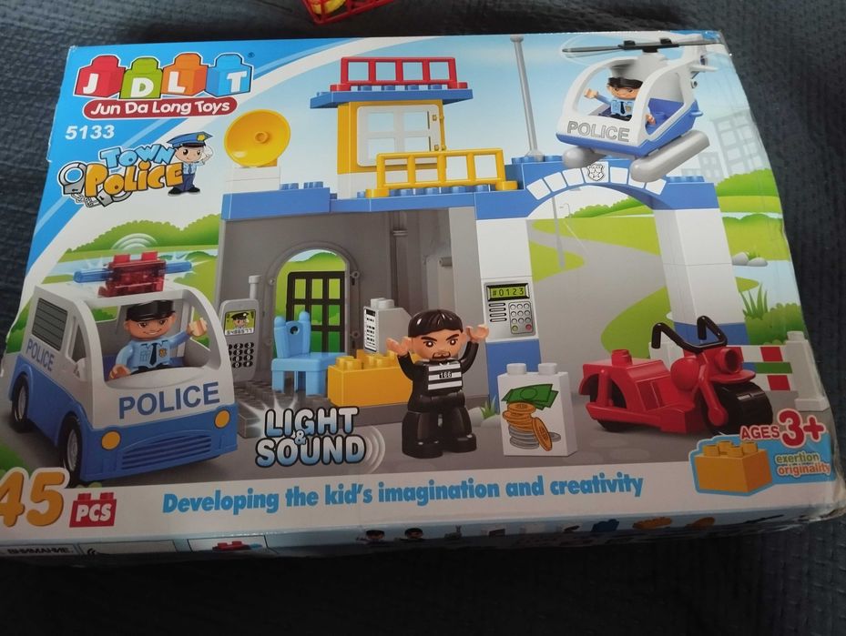 Конструктор JDLT,45 деталей,поліція.Аналого Лего