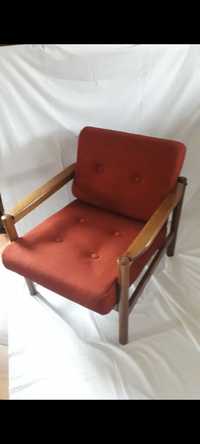 Fotel krzesło PRL vintage Stobrawa Bączyk