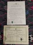Diplomas escolares antigos colecionáveis