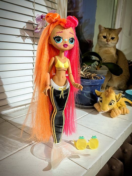 Лялька гібрід ЛОЛ lol русалка Аряель